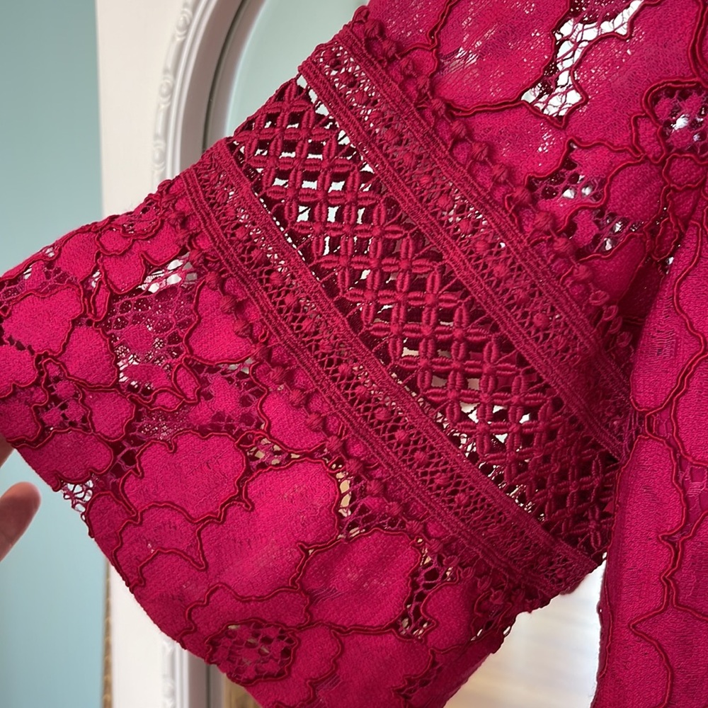 Gorgeous Ralph Lauren size 16 magenta special occasion dress